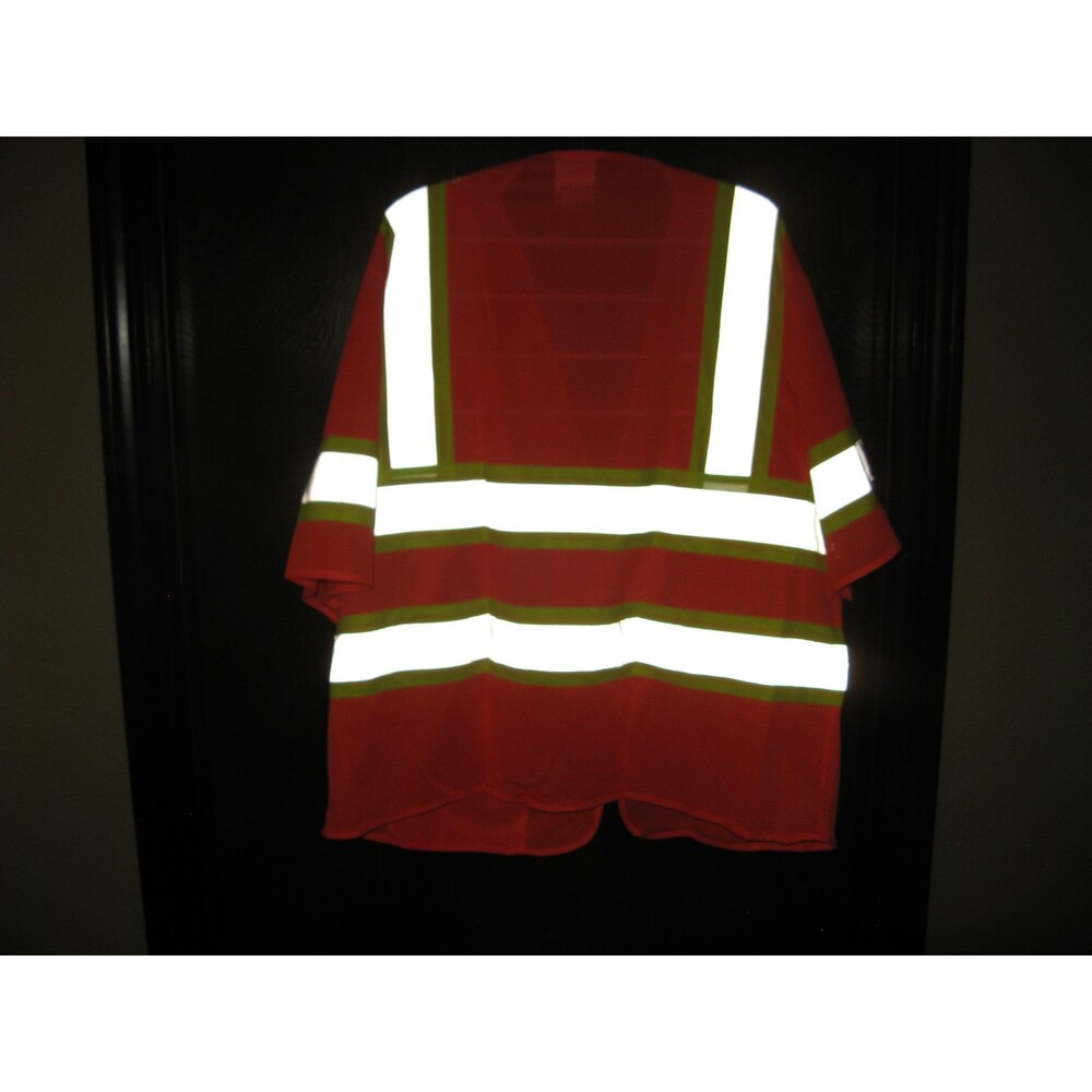 Mens Portwest Orange Reflective Safety Work Vest Size 2XL NWOT